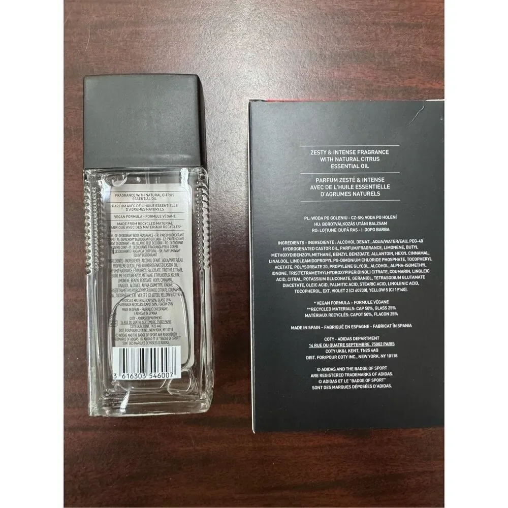 Adidas Team Force Body Fragrance and After Shave
